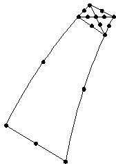 A unequal size of elements leads to a ill-conditioned matrix, https://www.lusas.com/user_area/theory/ill_conditioned_matrices.html